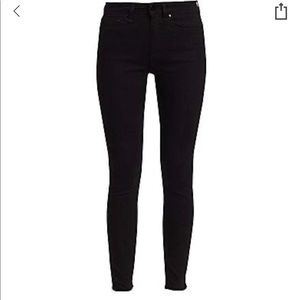 Black mid rise jeans